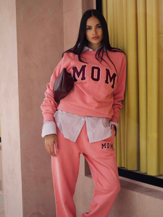 Cotton Fleece Sweatpant Mom