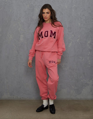 Cotton Fleece Sweatpant Mom