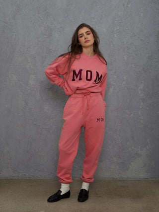 Cotton Fleece Sweatpant Mom