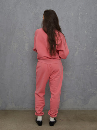 Cotton Fleece Crewneck Sweatshirt Mom